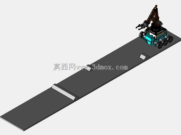 带机械臂和悬架减振器系统的RC车