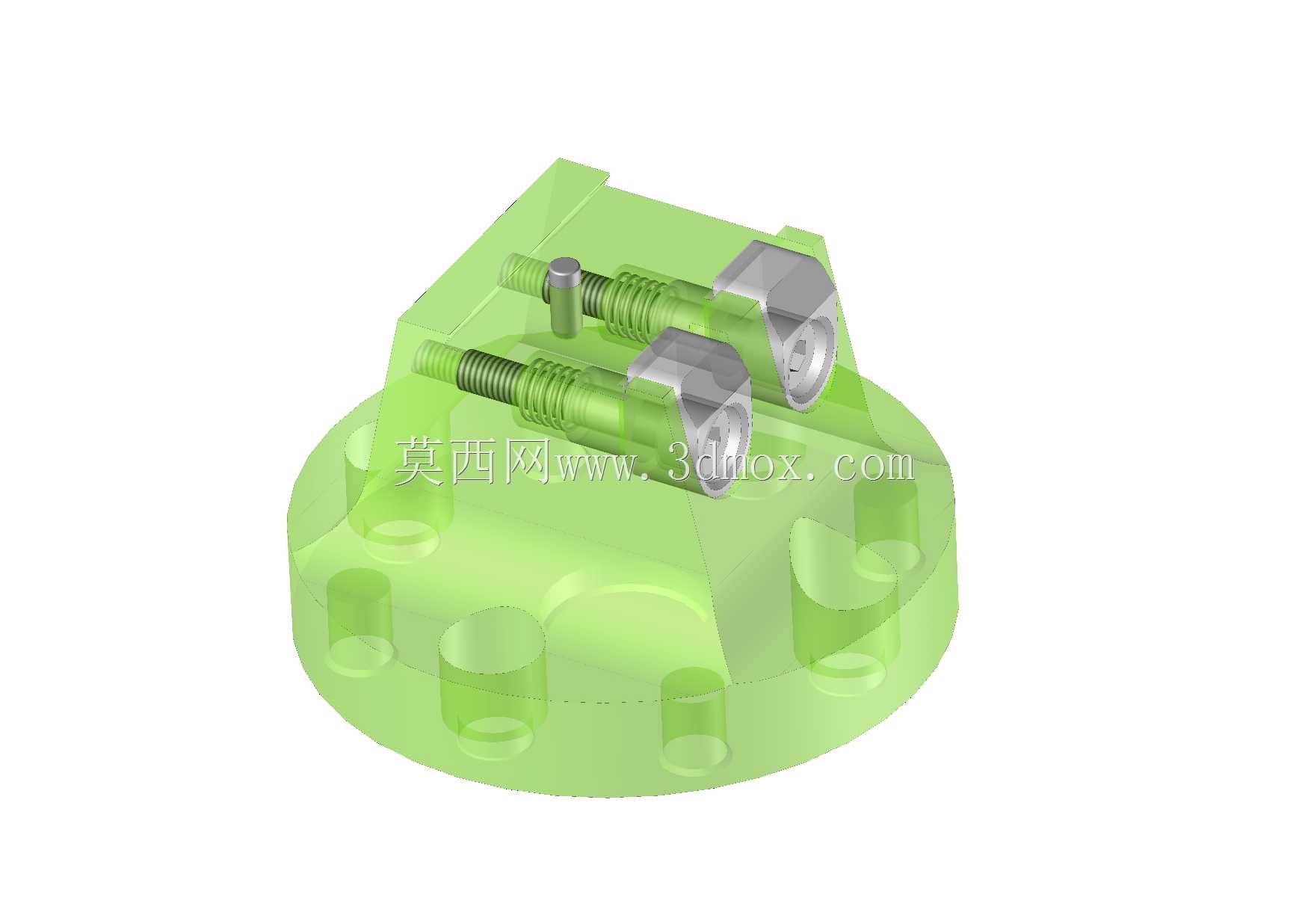CNC 5轴燕尾夹具