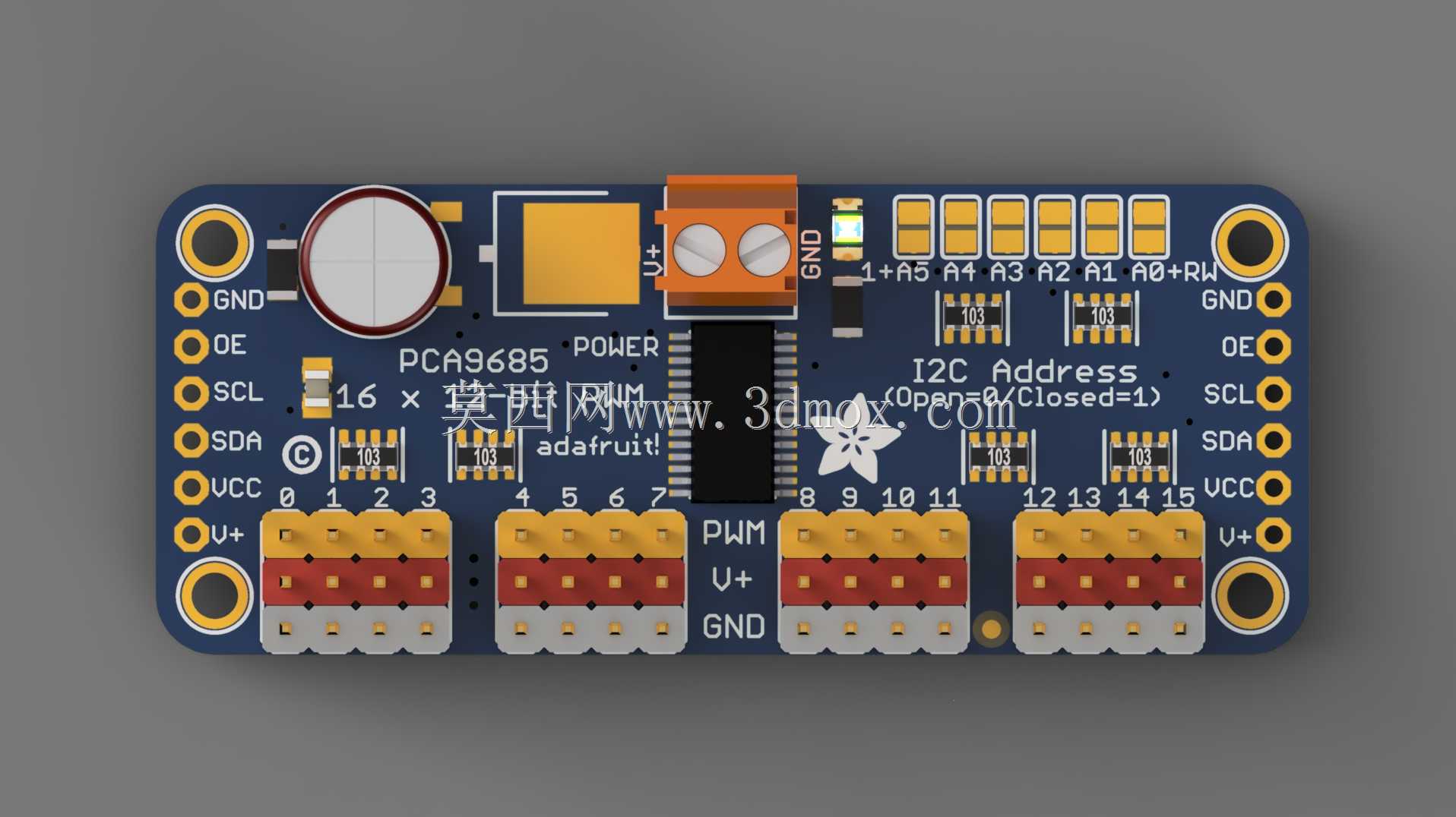 16ͨ��I2C�ŷ�������