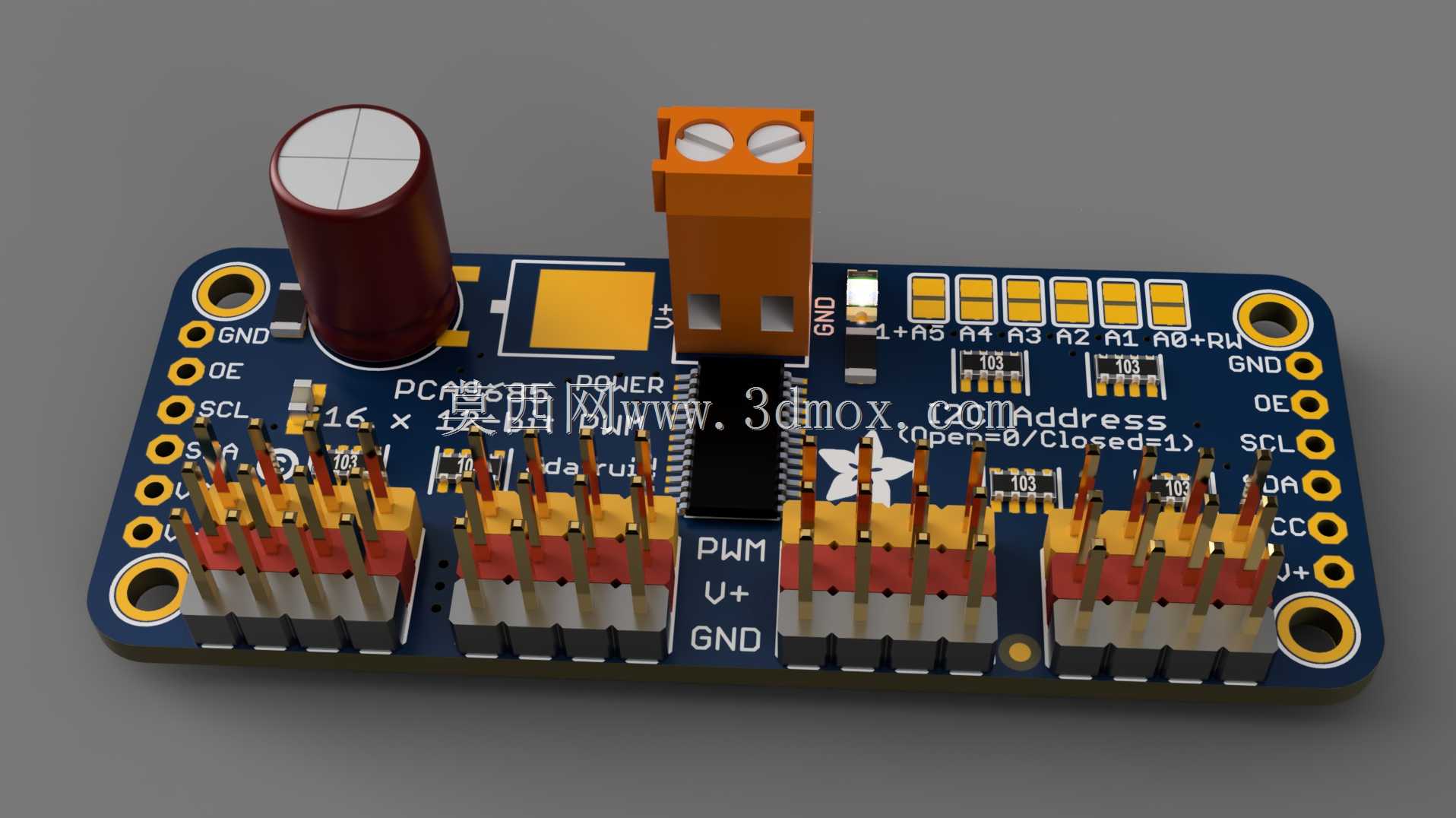 16ͨ��I2C�ŷ�������