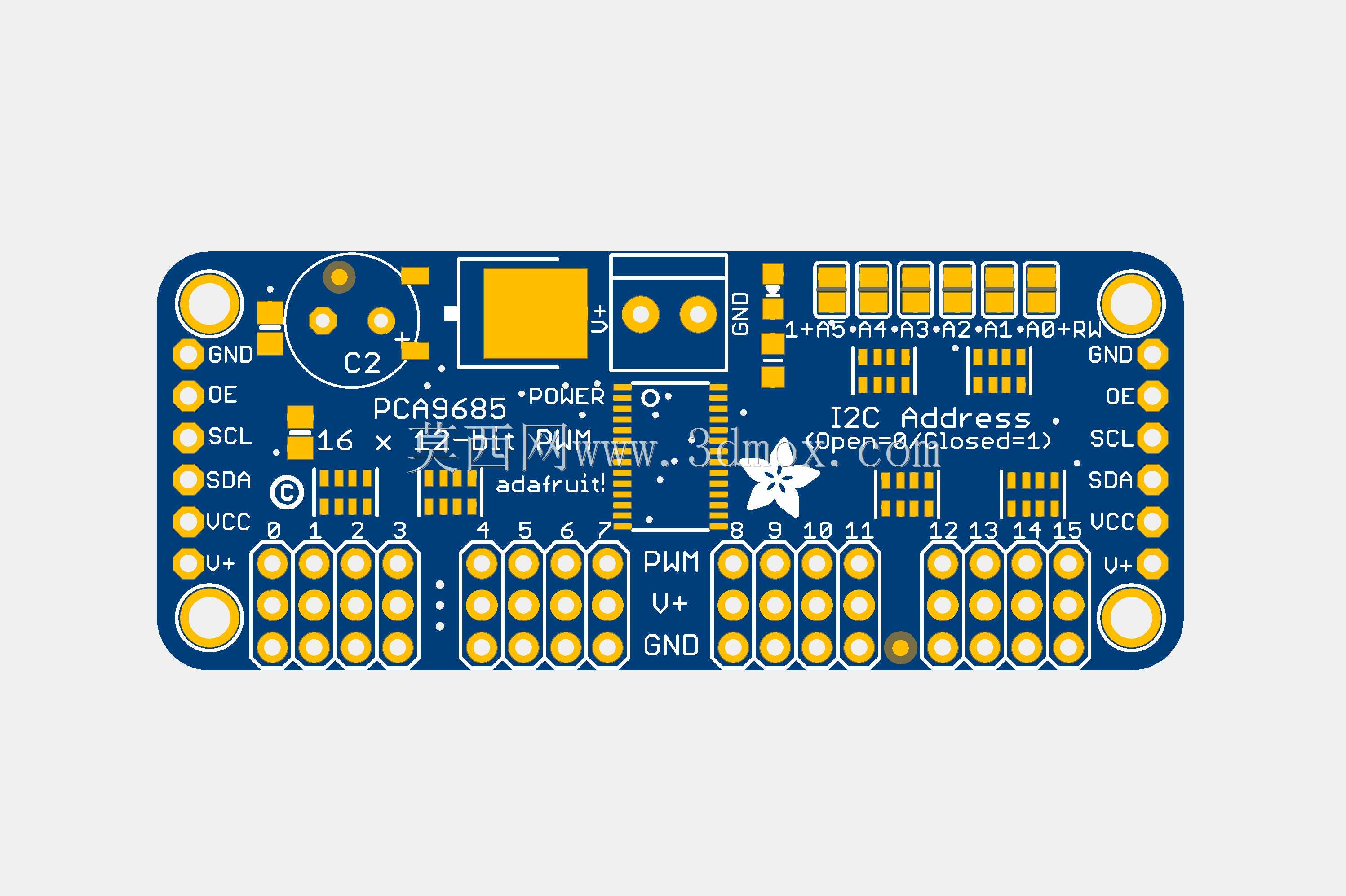 16ͨ��I2C�ŷ�������