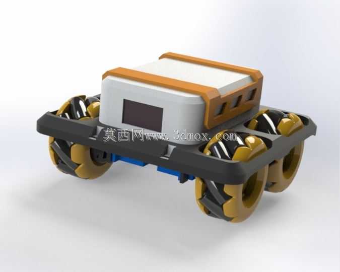 Mecanum轮式机器人3d打印