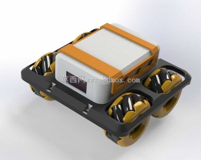 Mecanum轮式机器人3d打印
