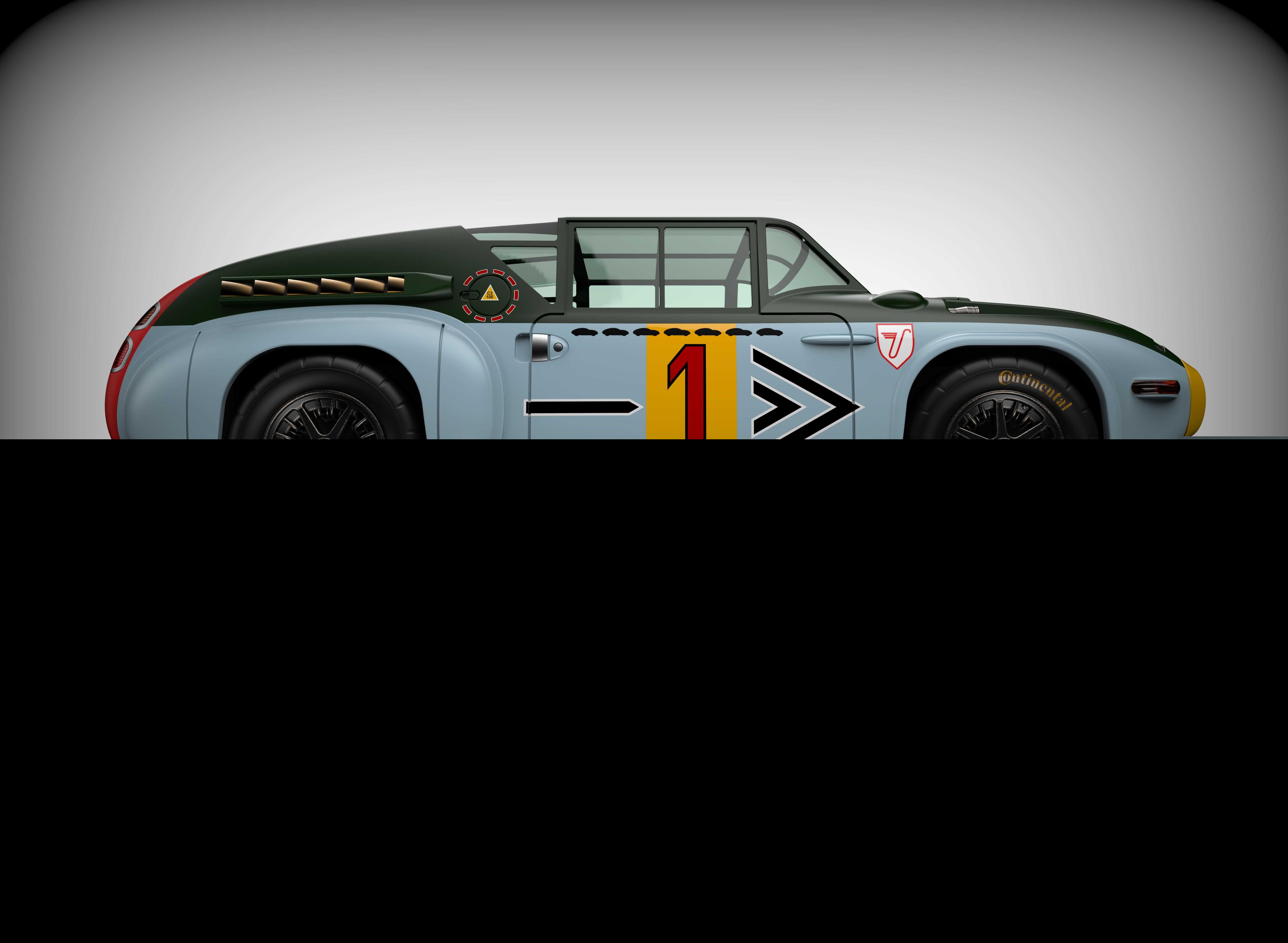 赛车灵感来自我109二战德国战斗机