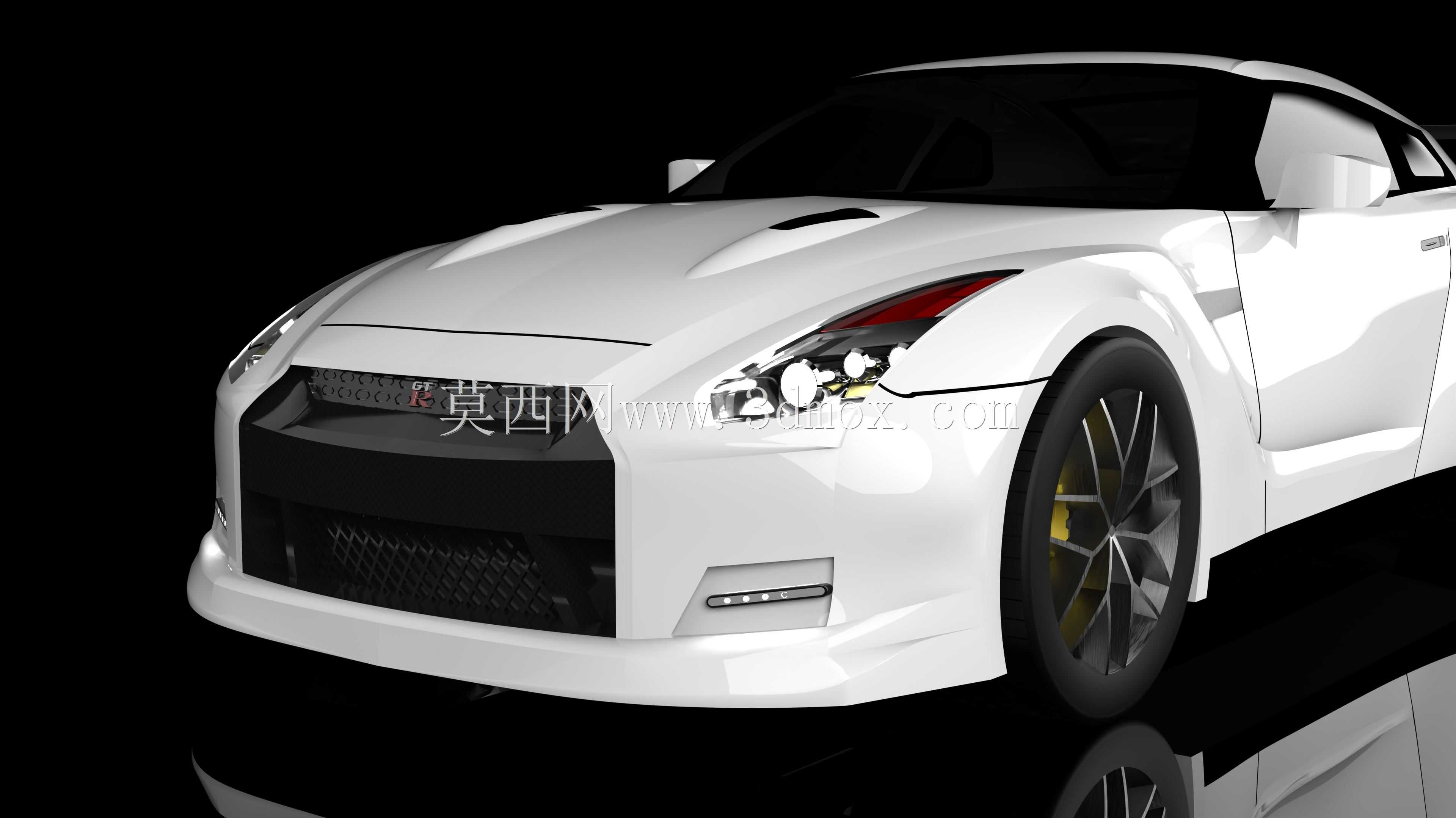带剪刀门的日产GTR
