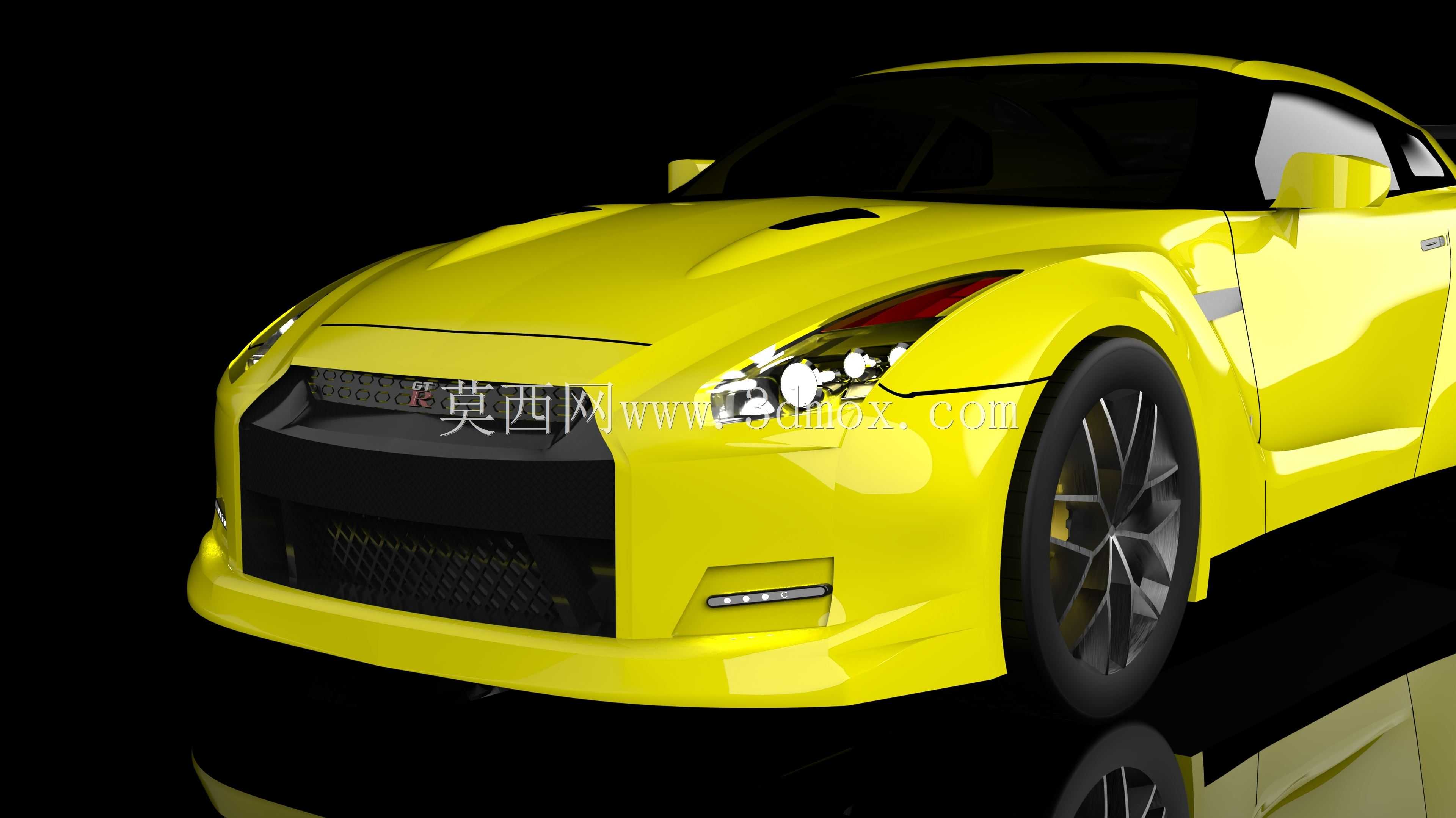 带剪刀门的日产GTR