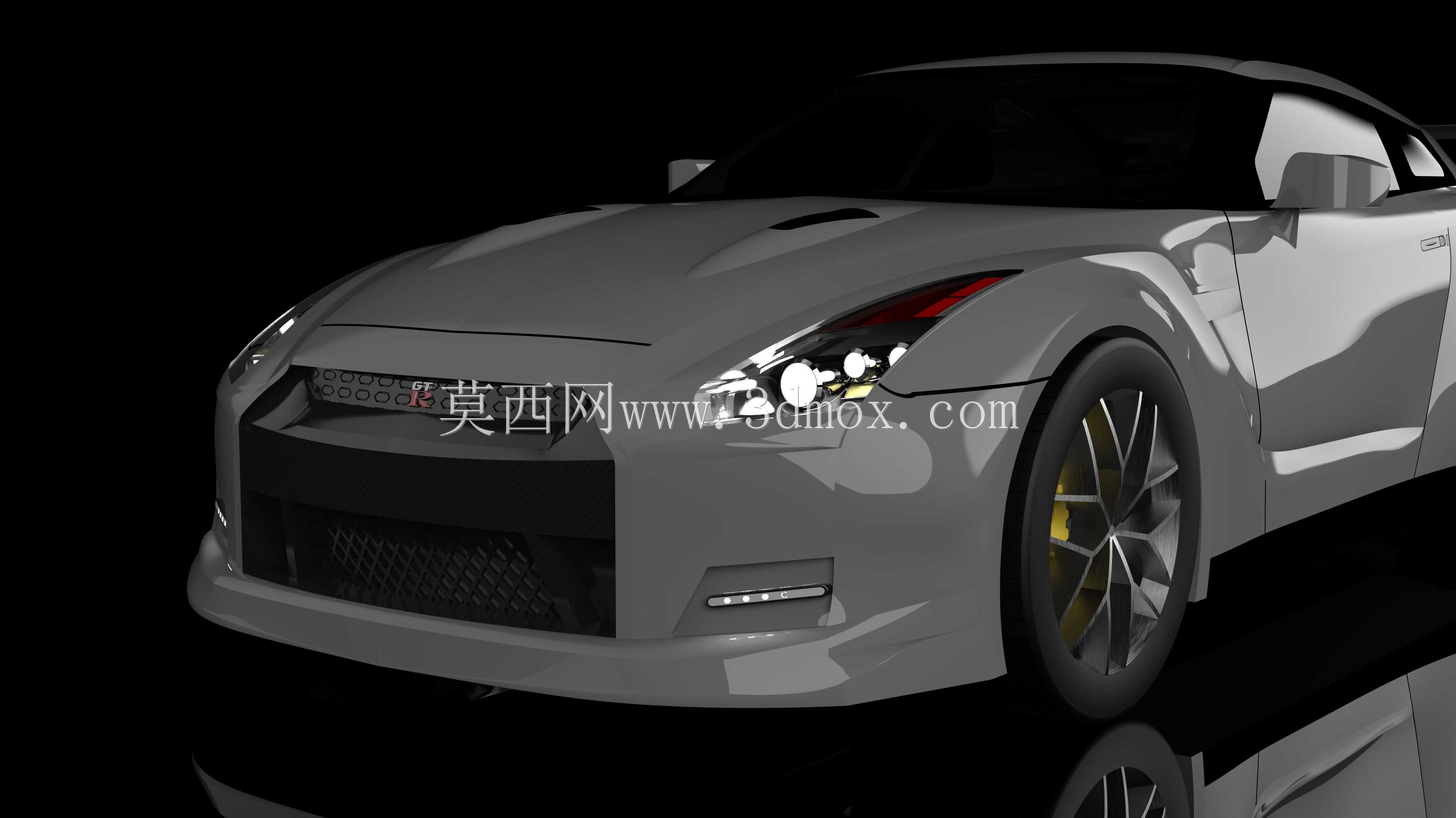 带剪刀门的日产GTR