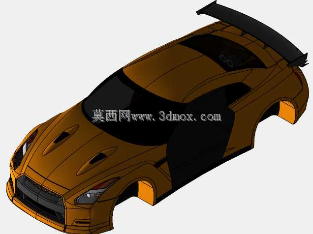 带剪刀门的日产GTR