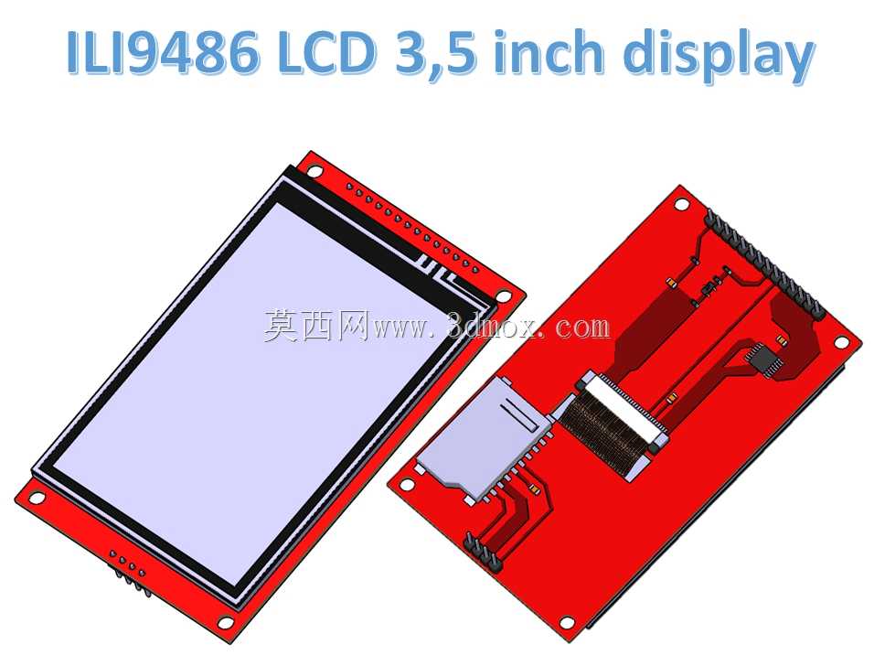 TFT ILI9486 de 3.5 pulgadas con funci��n t��ctil y lector SD