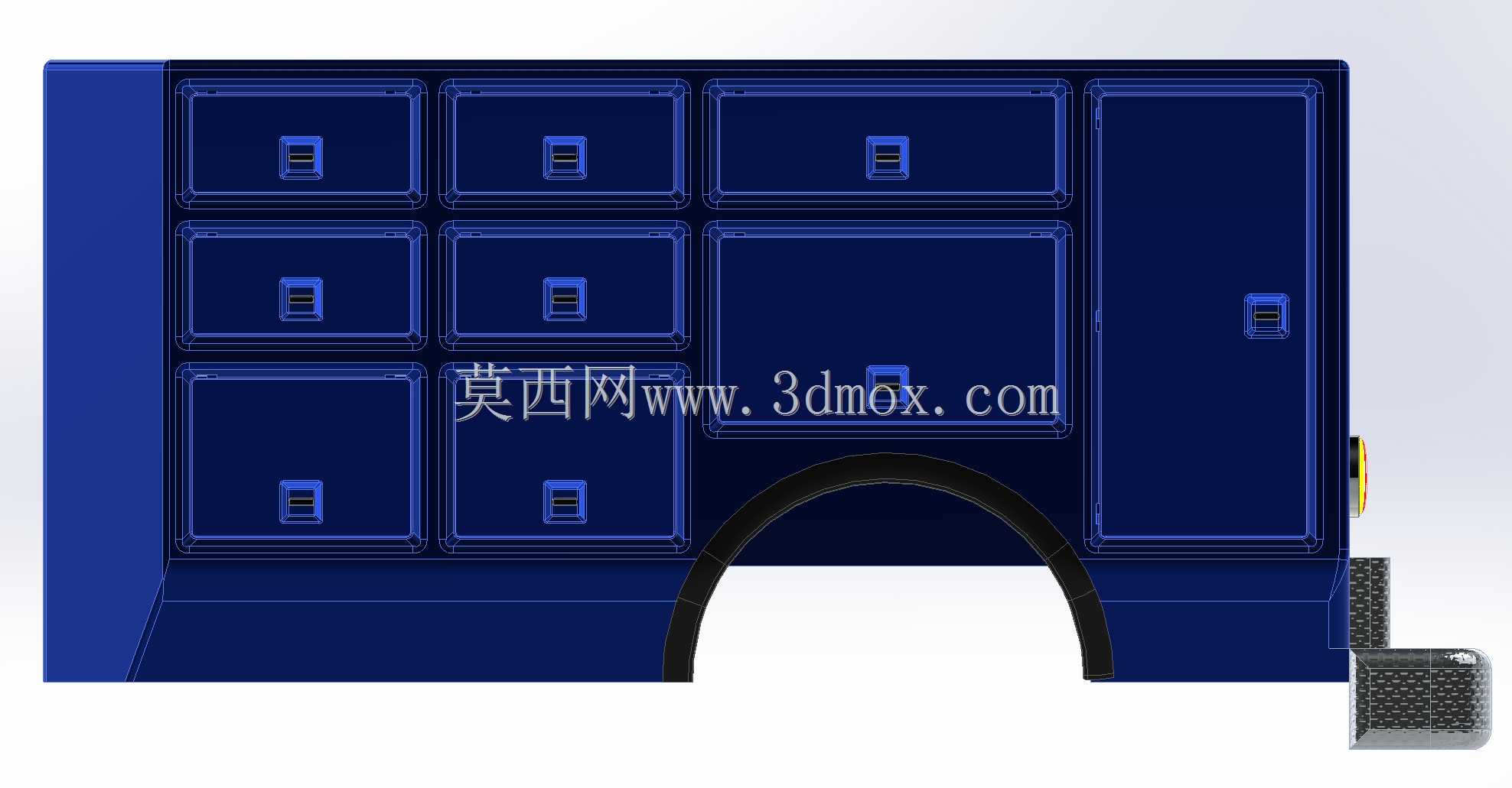 福特F350-450-500卡车的设备箱