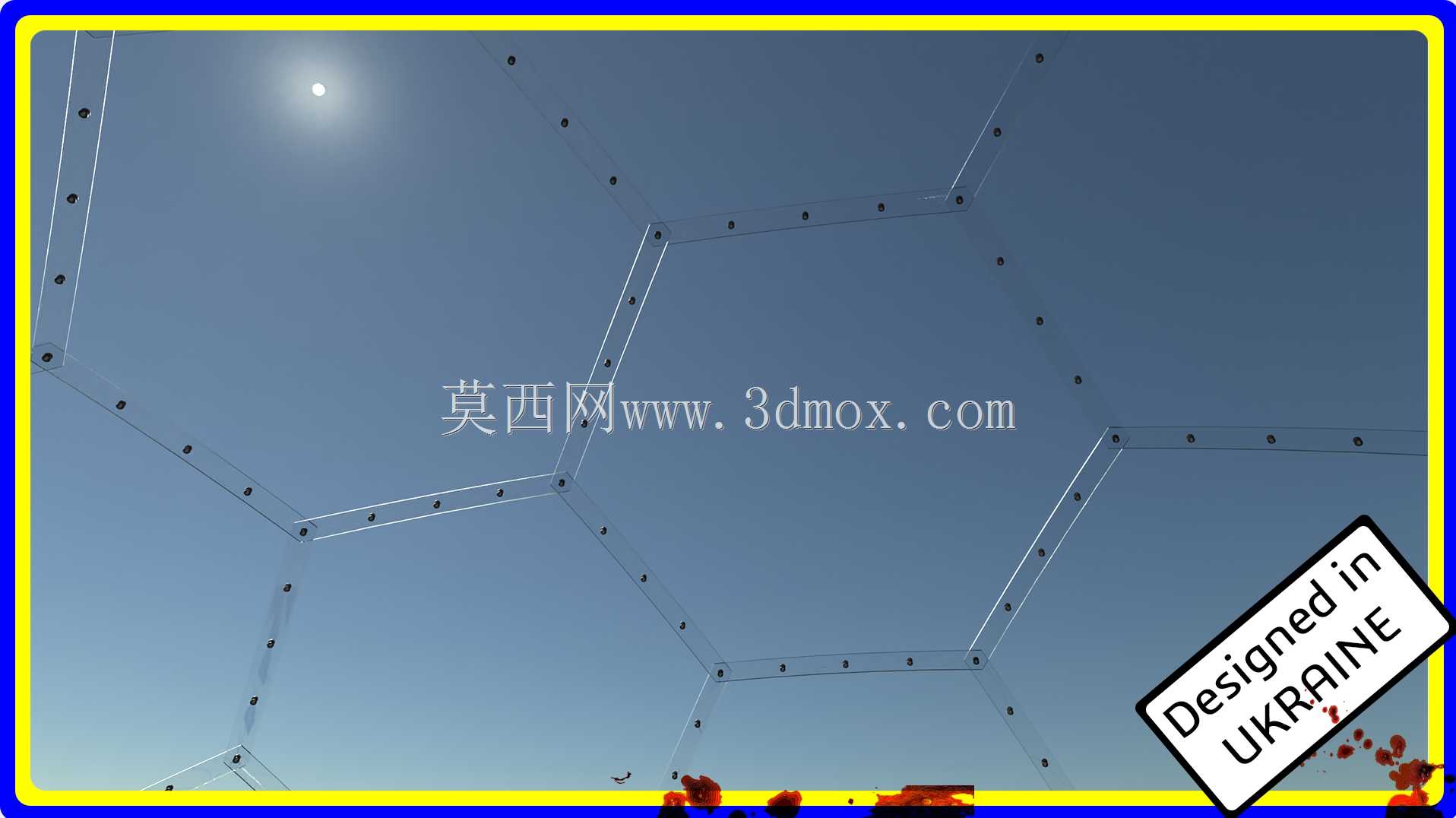 无框架测地线穹顶结构