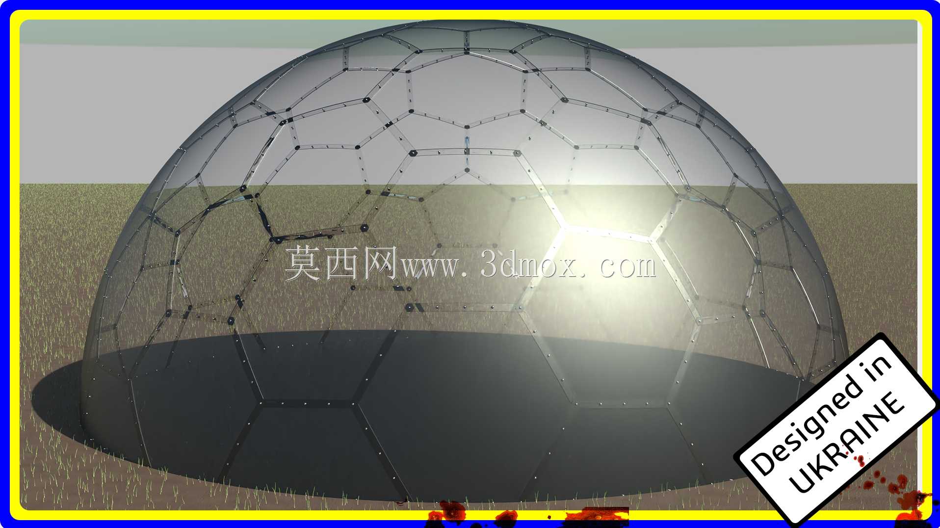 无框架测地线穹顶结构