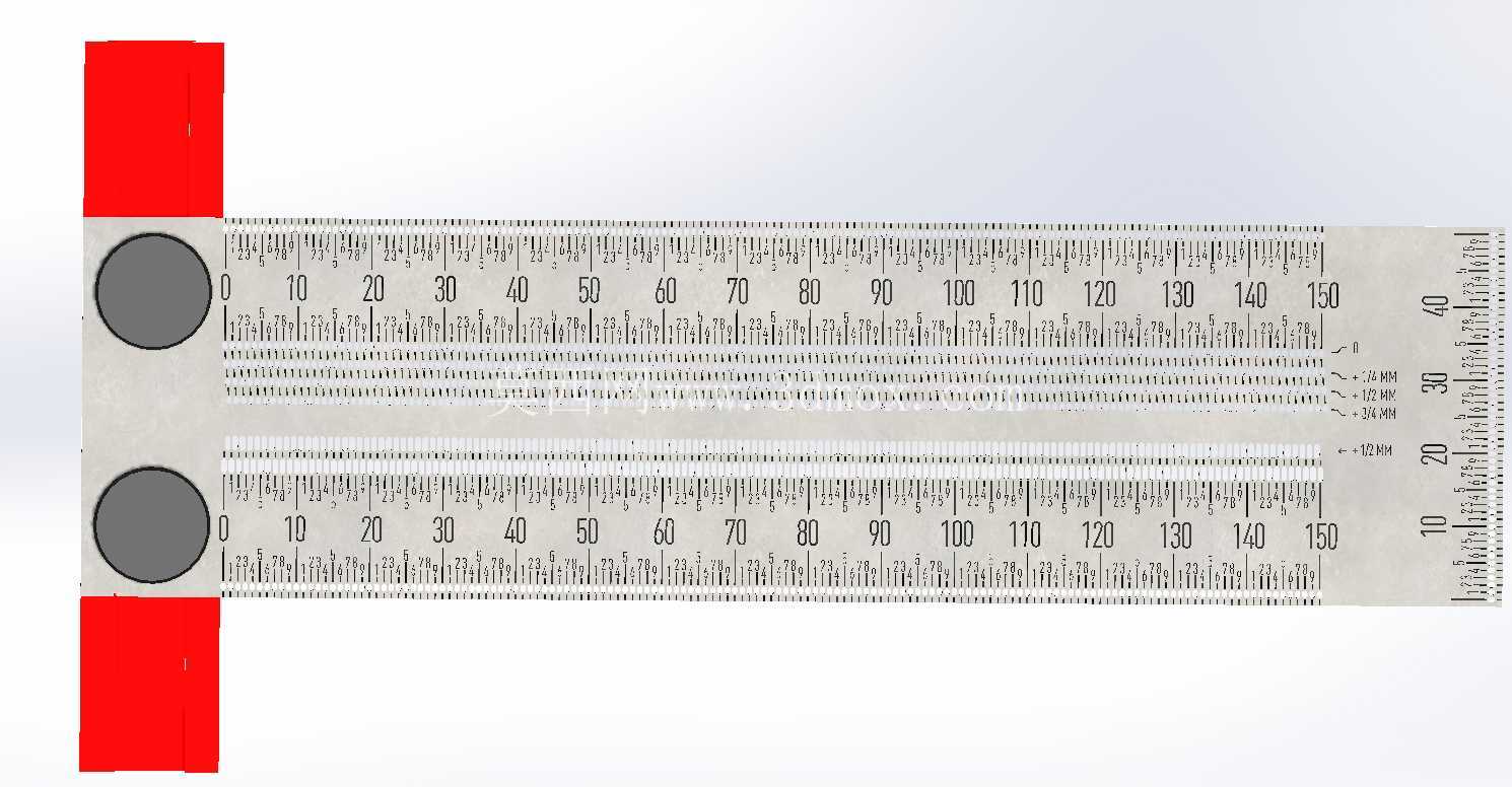 增量精度T规则150mm