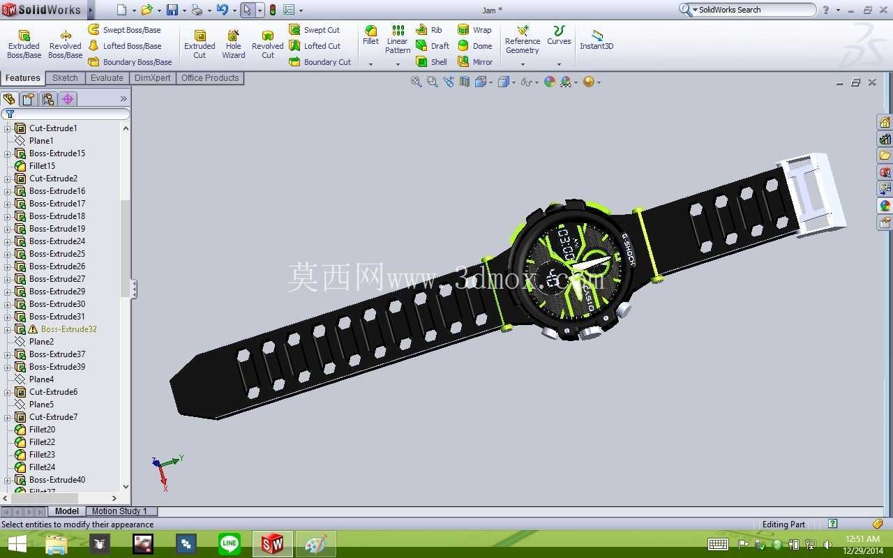 手表 CASIO G-SHOCK X FACTOR 复制品