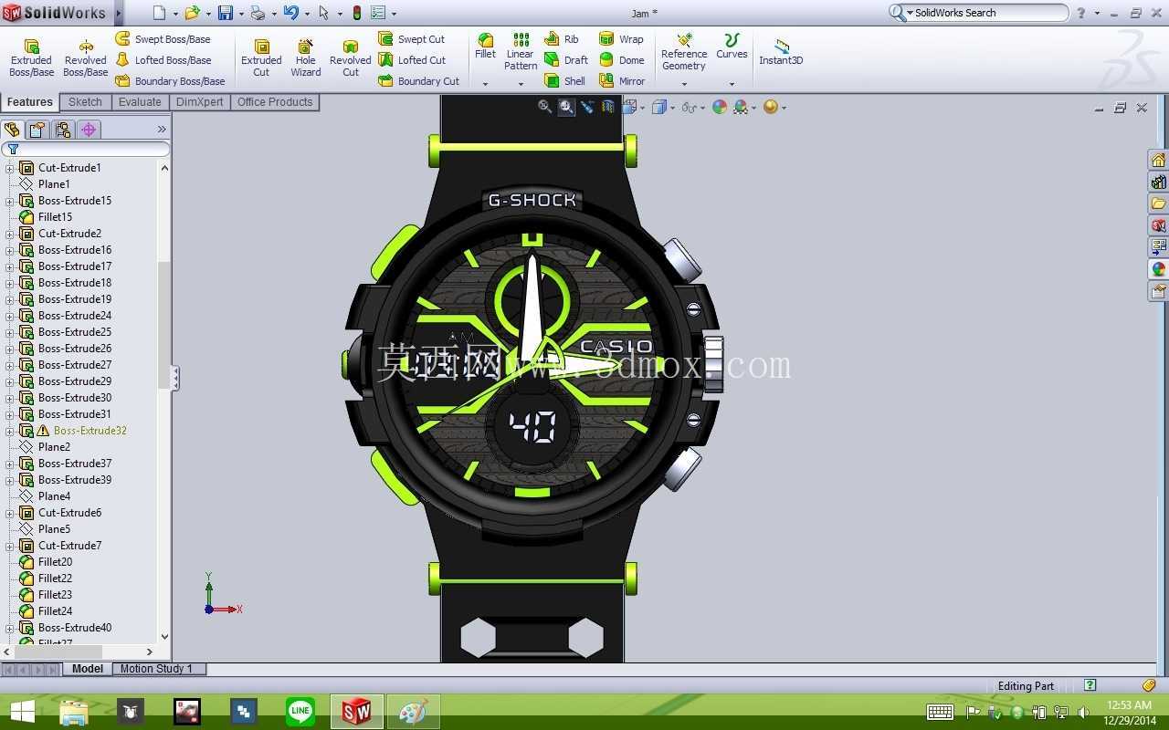手表 CASIO G-SHOCK X FACTOR 复制品