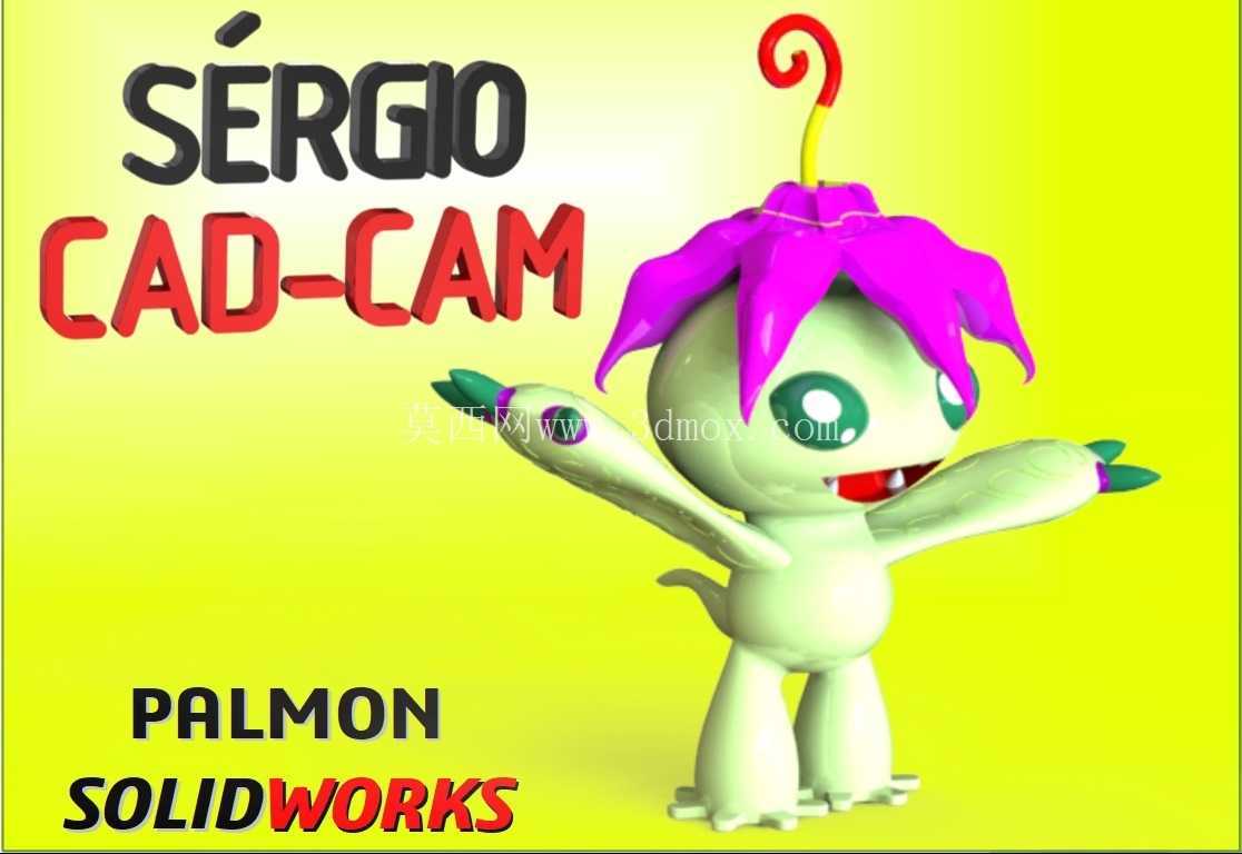  Palmon Digimon -Sergio CAD CAM 