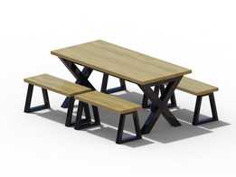  MesaSitioCh��caraAmbiente Churrasco Industrial 