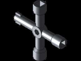 <p> Clef Universelle en Croix / Universal Cross Key < / p>