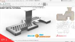 Solidworks - 教程 | 钣金设计 | EP 1