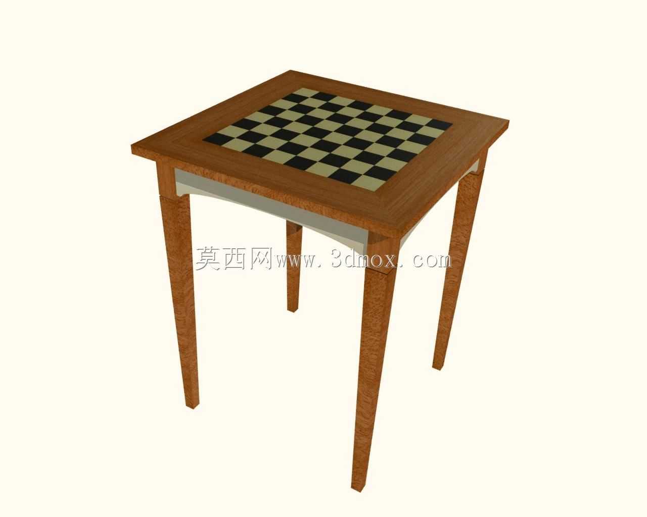 Checkers and Chess Table