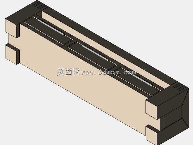 TV-Dressoir Bassano acaciahout 粗糙暖灰色