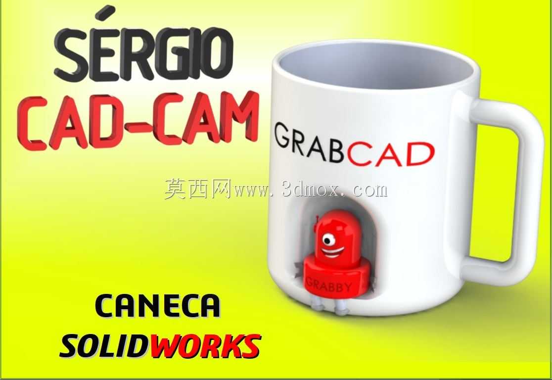 Caneca Grabby - Sergio CAD CAM