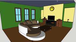 Google Sketchup-房间的室内设计