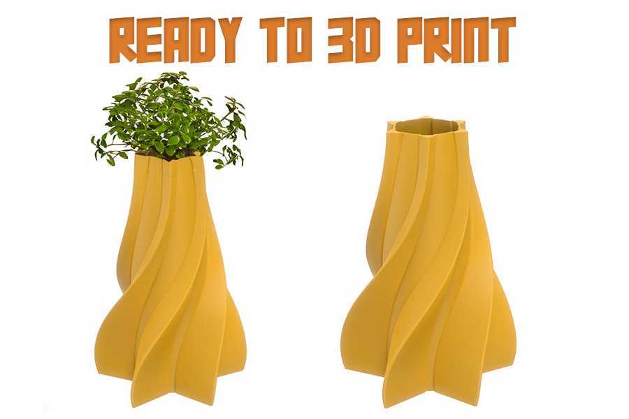 3D打印的播种机(花瓶)