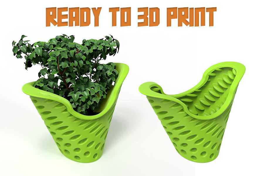 3D打印的播种机(花瓶)