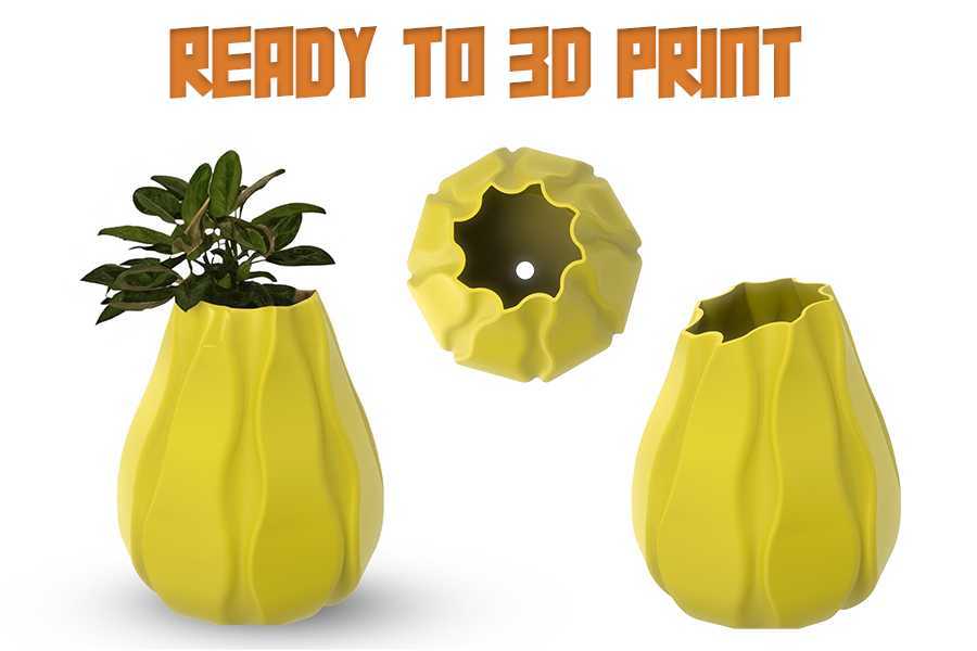 3D打印的播种机(花瓶)