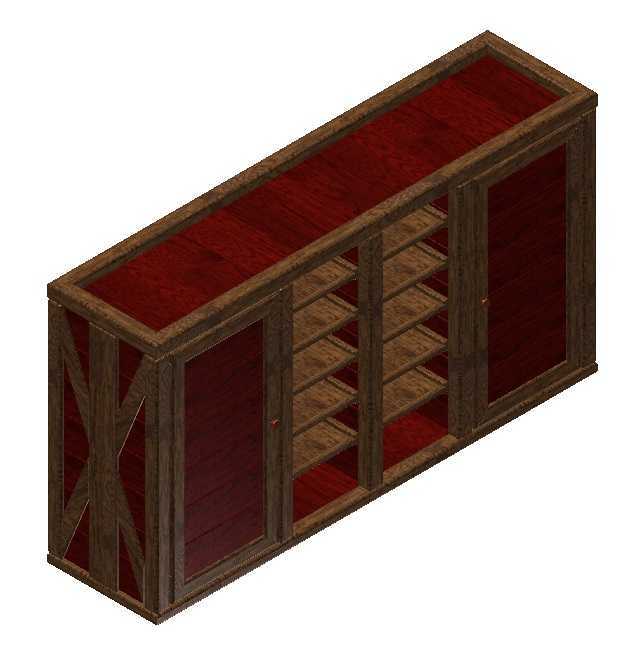 Mohagany和Pine Wood Desk