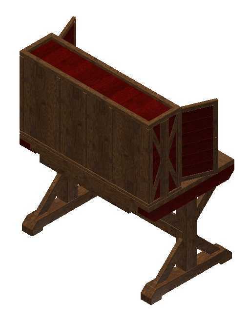 Mohagany和Pine Wood Desk