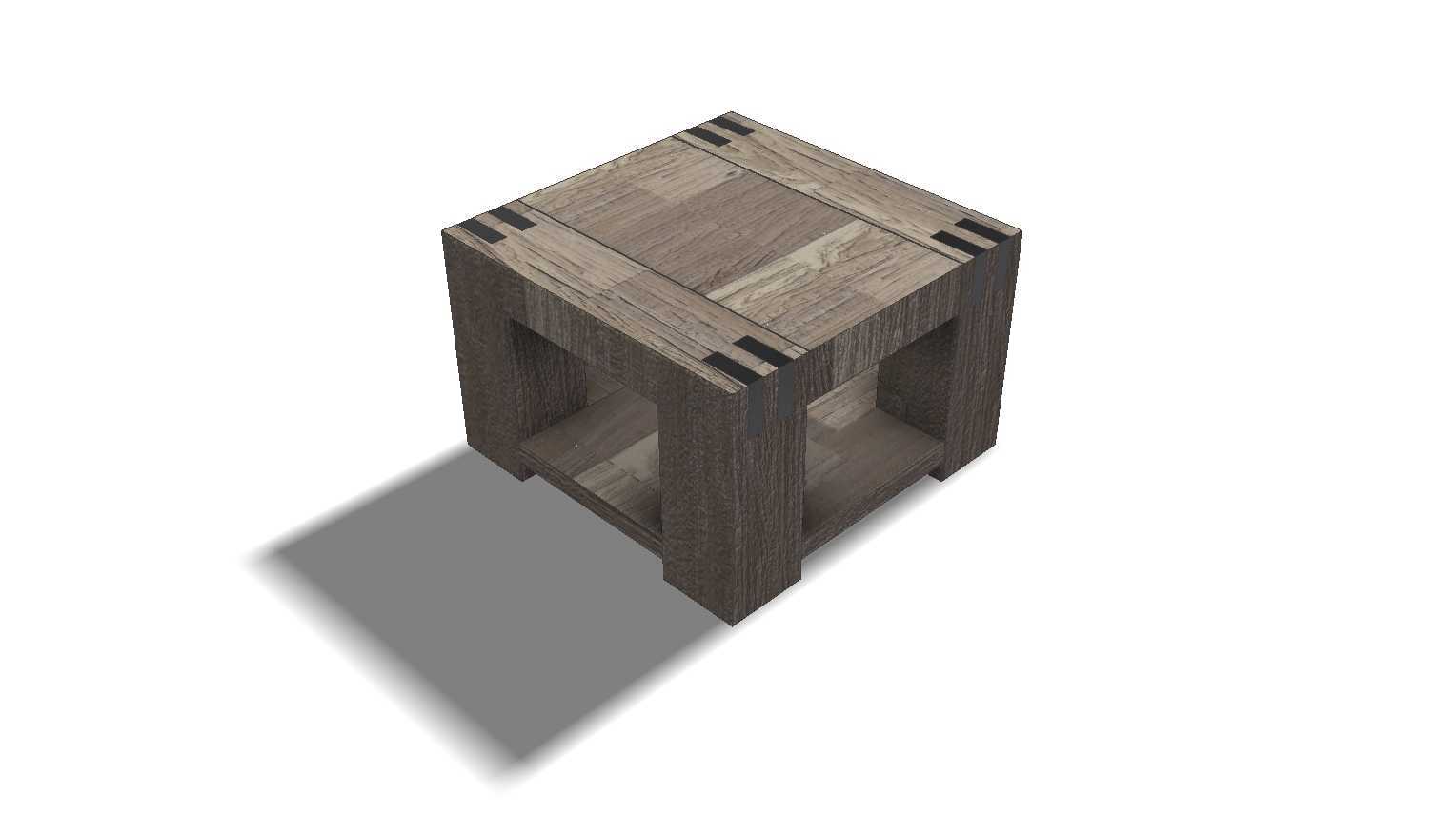  Hoektafel Bassano L65XB65 AcaciaHout�ֲڵ���ů��ɫ