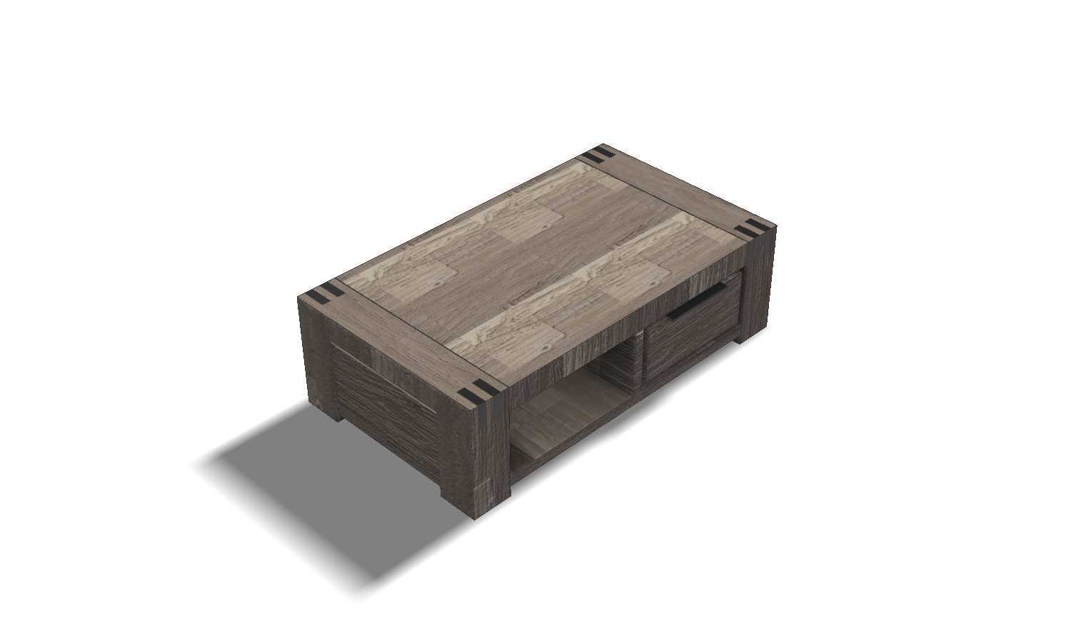 Salontafel Bassano L140xB80 ��˼ľ�ֲ�ů��ɫ