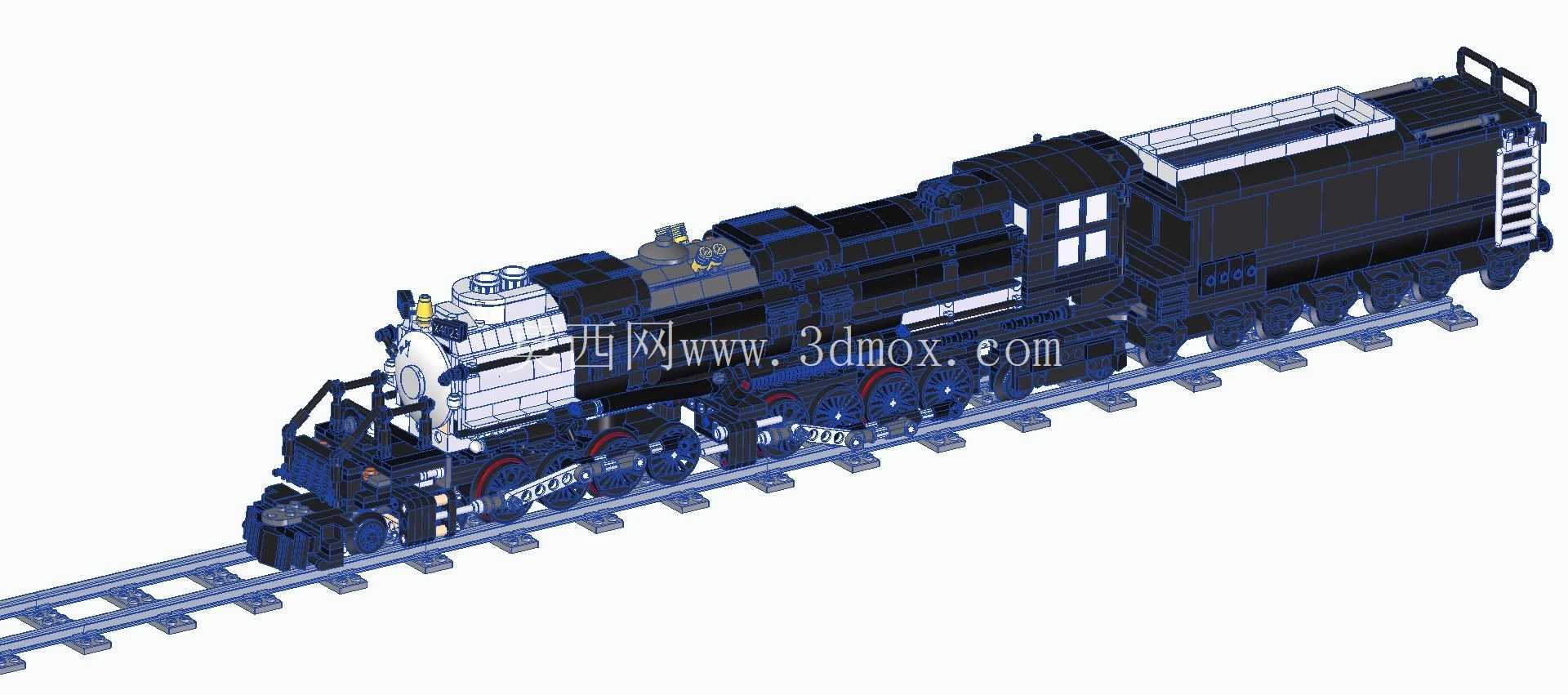 (2)“乐高”JIE STAR 59005 火车头 BIG BOY UNION PACIFIC X4023