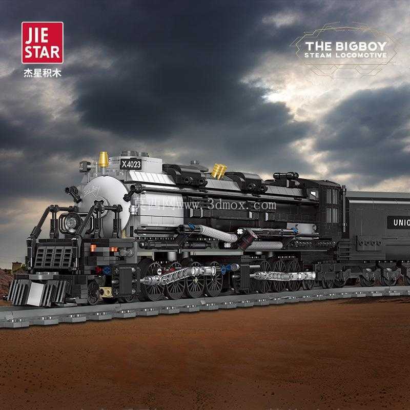 (2)“乐高”JIE STAR 59005 火车头 BIG BOY UNION PACIFIC X4023