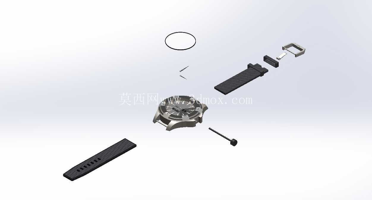 手腕手表CAD模型