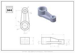 3D CAD 练习 PRACTICE 944 (CATIA)