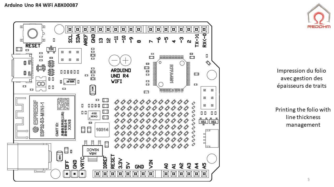  arduino uno r4 wifi abx00087 