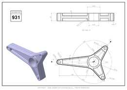 3D CAD 练习 PRACTICE 931 (CATIA)