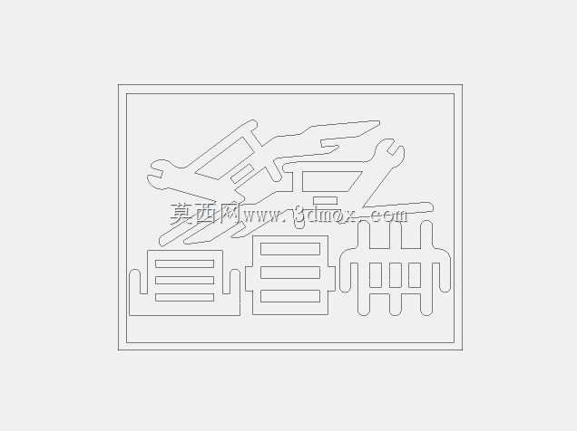 草坪椅Lasercut 3mm