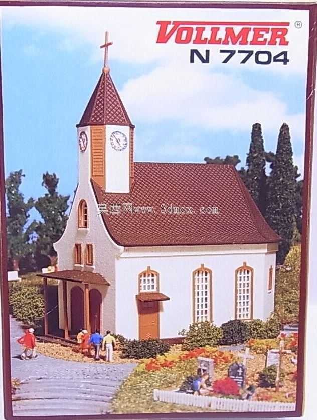  Vollmer 7704 Dorfkirche 