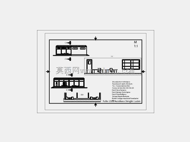 Faller 2206 Autohaus Dengler