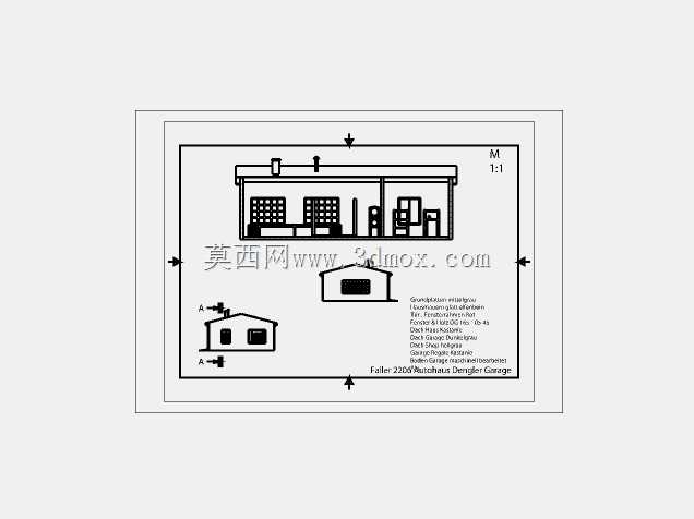 Faller 2206 Autohaus Dengler