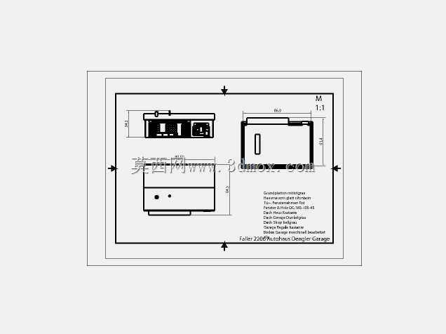 Faller 2206 Autohaus Dengler