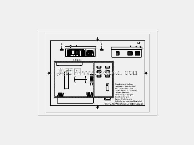 Faller 2206 Autohaus Dengler