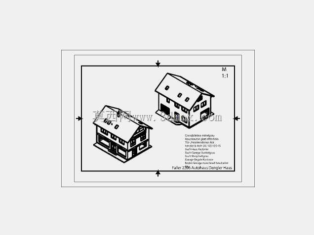 Faller 2206 Autohaus Dengler