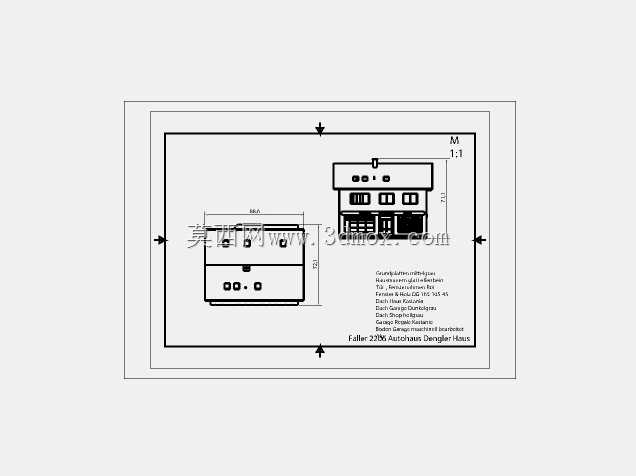 Faller 2206 Autohaus Dengler
