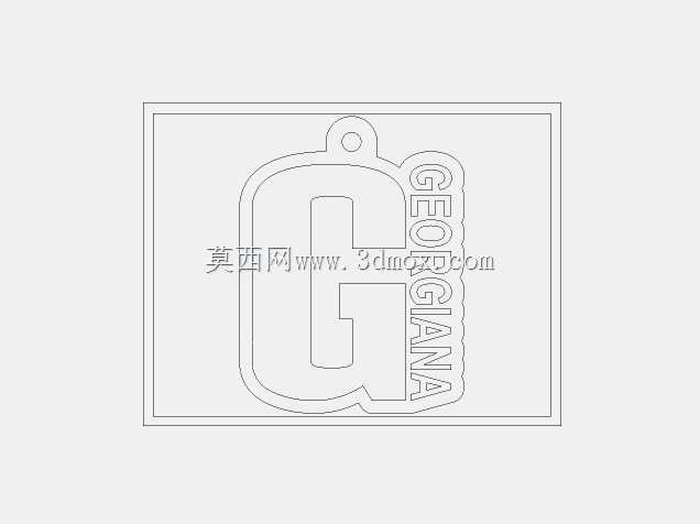 乔治亚娜钥匙扣
