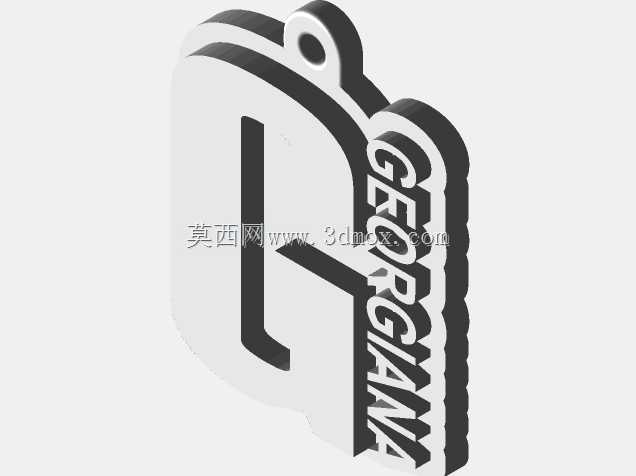 乔治亚娜钥匙扣